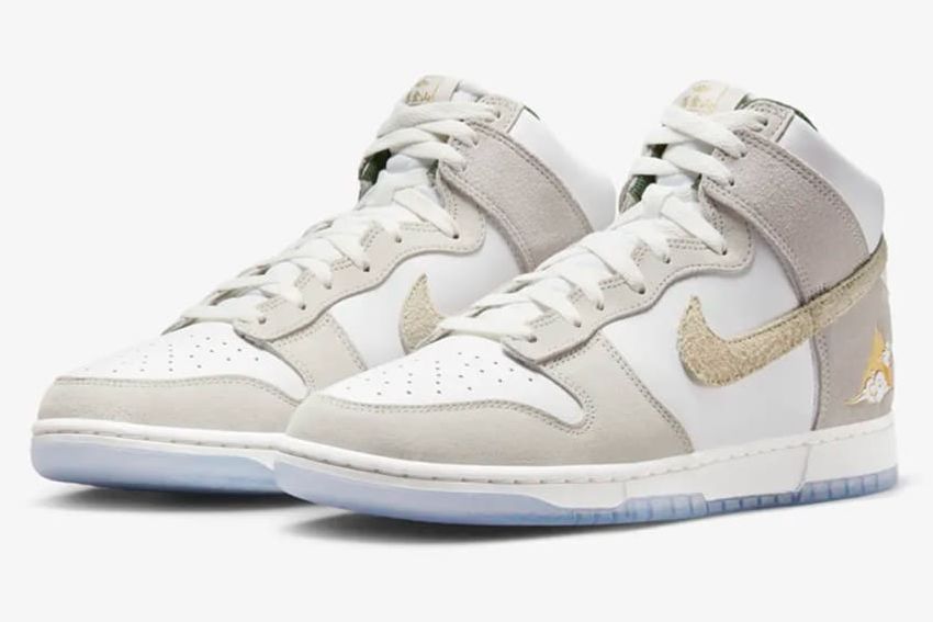 ナイキ「ダンク ハイ」限定モデル登場！ ヒールの「金色の山」に込められた深すぎる意味 - 2枚目の画像
