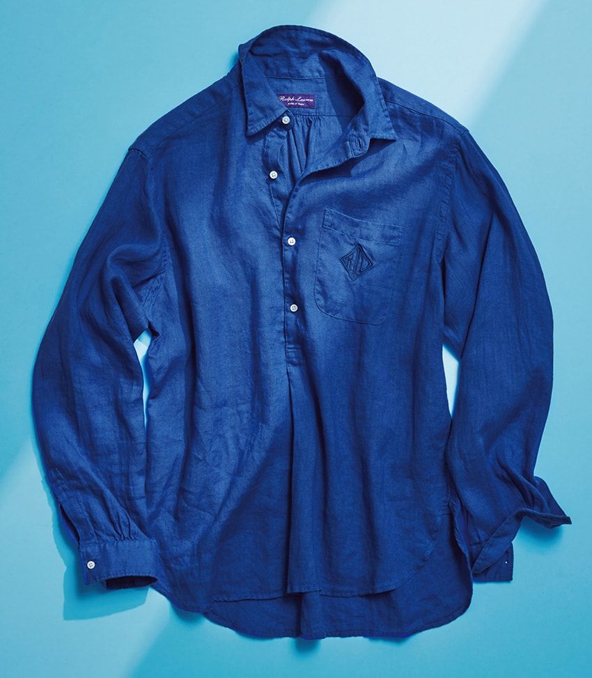 ベーシックな“青シャツ”の配色セオリー。ワントーン＆白とのコンビをスタイリングで解説 - 3枚目の画像