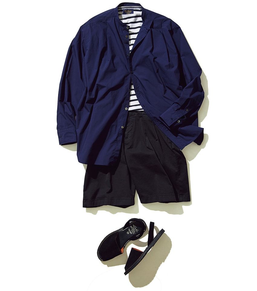 デニム並の包容力！ 着こなしの幅が広がる“ブルーシャツ”のレイヤード術を伝授 - 6枚目の画像