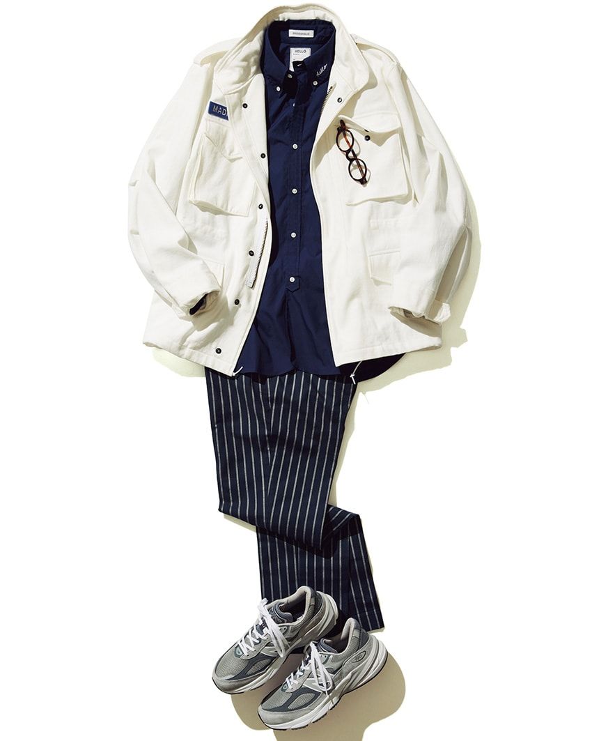 デニム並の包容力！ 着こなしの幅が広がる“ブルーシャツ”のレイヤード術を伝授 - 7枚目の画像