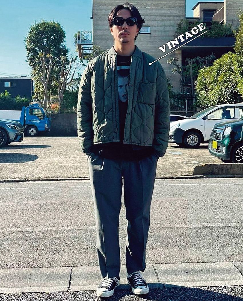 「19SO」ディレクター鈴木真悟さんの古着スタイル14選。コツは“トップス1点オンリー”！ - 12枚目の画像