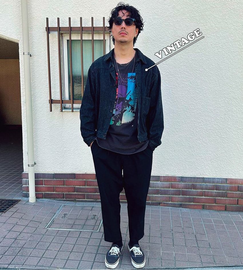 「19SO」ディレクター鈴木真悟さんの古着スタイル14選。コツは“トップス1点オンリー”！ - 2枚目の画像