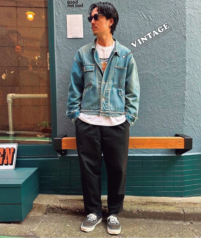 「19SO」ディレクター鈴木真悟さんの古着スタイル14選。コツは“トップス1点オンリー”！ - 6枚目の画像