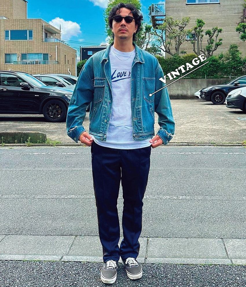 「19SO」ディレクター鈴木真悟さんの古着スタイル14選。コツは“トップス1点オンリー”！ - 14枚目の画像