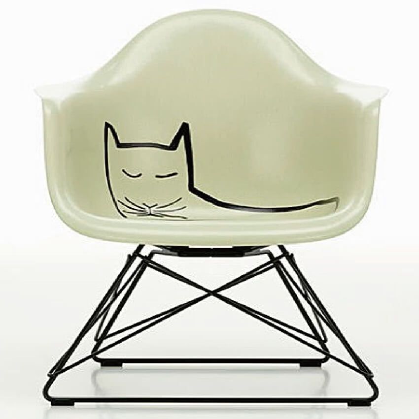 イームズチェアに昼寝する猫。異色のコラボはエディションナンバー入りで500脚限定 - 6枚目の画像