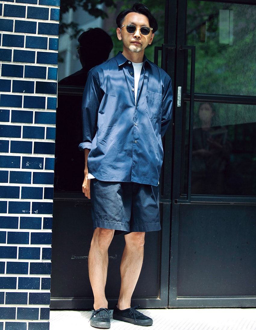 個性が際立つ“オールネイビー”スタイル6例。清潔感と抜け感を両立した匠たちの着こなし術 - 8枚目の画像