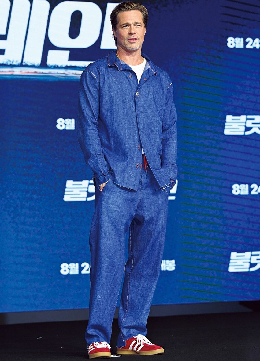 ブラピにジョージ・クルーニー、ベッカムも“青”！海外セレブのブルーな着こなし8選 - 4枚目の画像