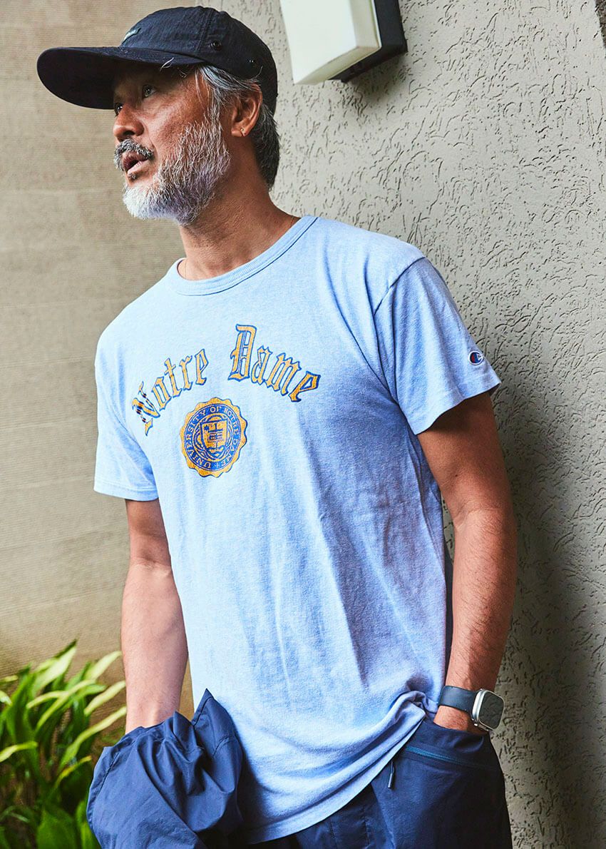 まとめ買いしたチャンピオンT＆白いペインターパンツ。種市 暁に学ぶ“令和の大人の古着術” - 7枚目の画像