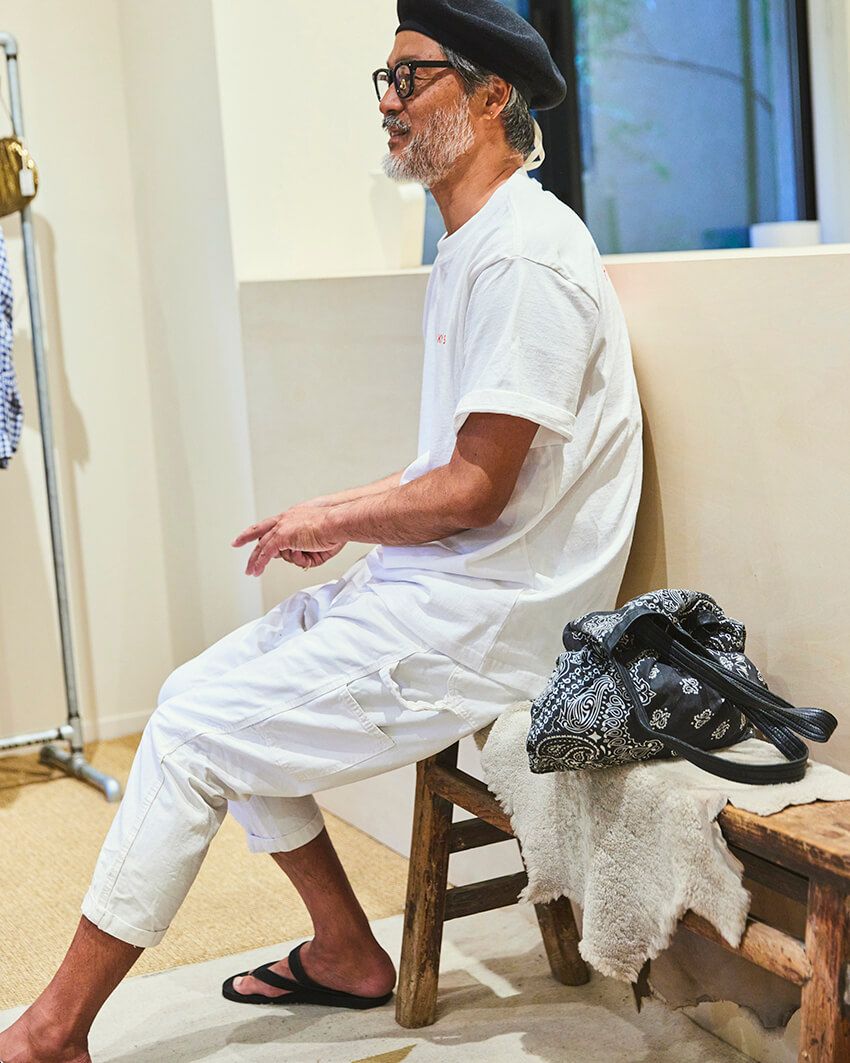 まとめ買いしたチャンピオンT＆白いペインターパンツ。種市 暁に学ぶ“令和の大人の古着術” - 3枚目の画像