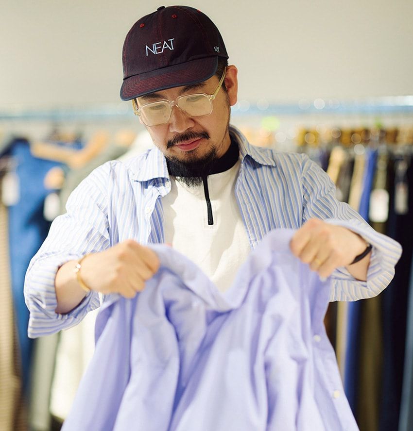 高級シャツを洗いざらし！にしのや・西野大士に聞く“品よく崩す”マイ・ルーティン - 2枚目の画像