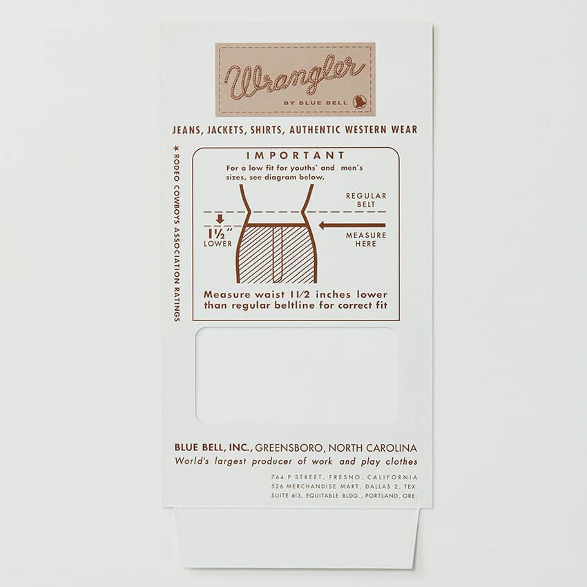 “世界初デザイナーズジーンズ”も忠実に再現。ラングラーの伝説的プロダクトが2型同時リリース！ - 37枚目の画像