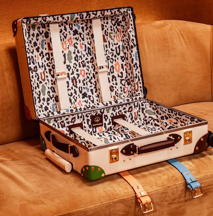 気分がアガるポップな色使いの「グローブ・トロッター」はゴルフ・ラ・フルールとのコラボ作 - 6枚目の画像