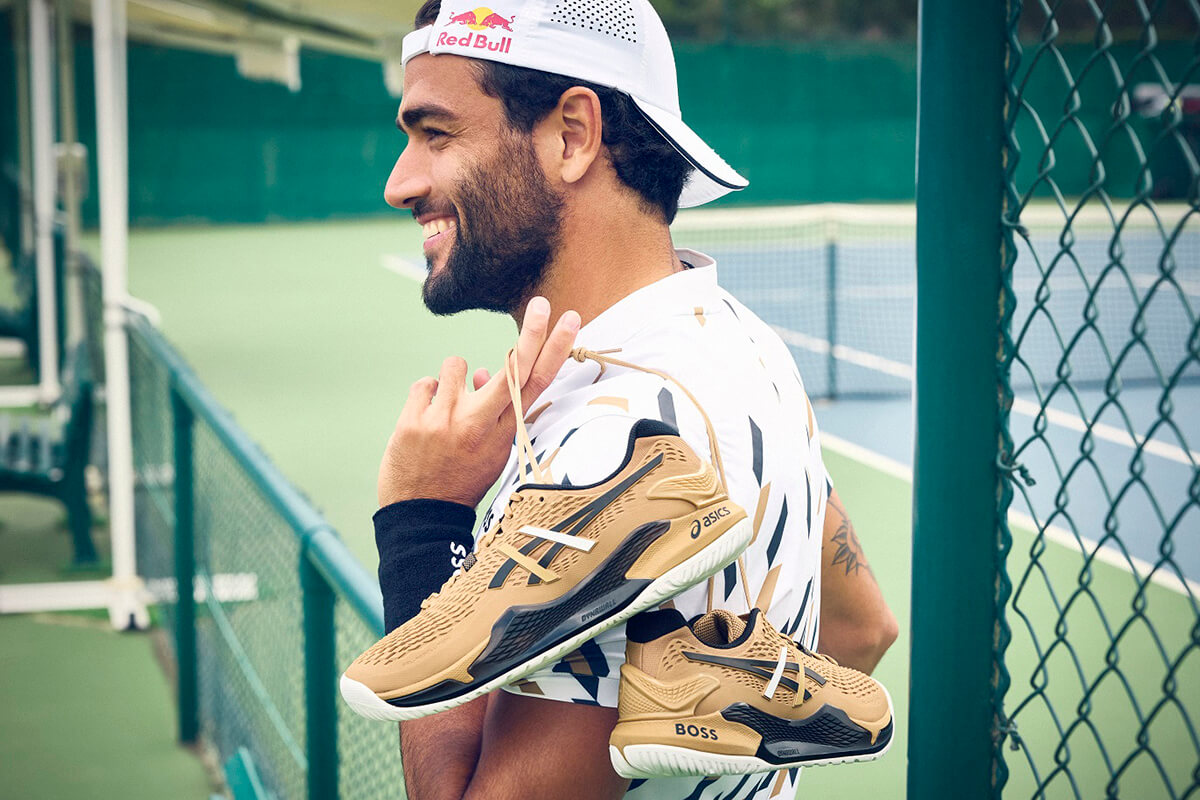 BOSS」が世界プロのためにデザインしたアシックスのテニスシューズは