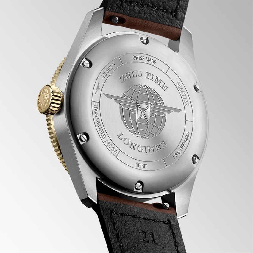 「ロンジン」の人気GMTに39mm径が登場！ 渋いカラーリングにも注目 - 6枚目の画像