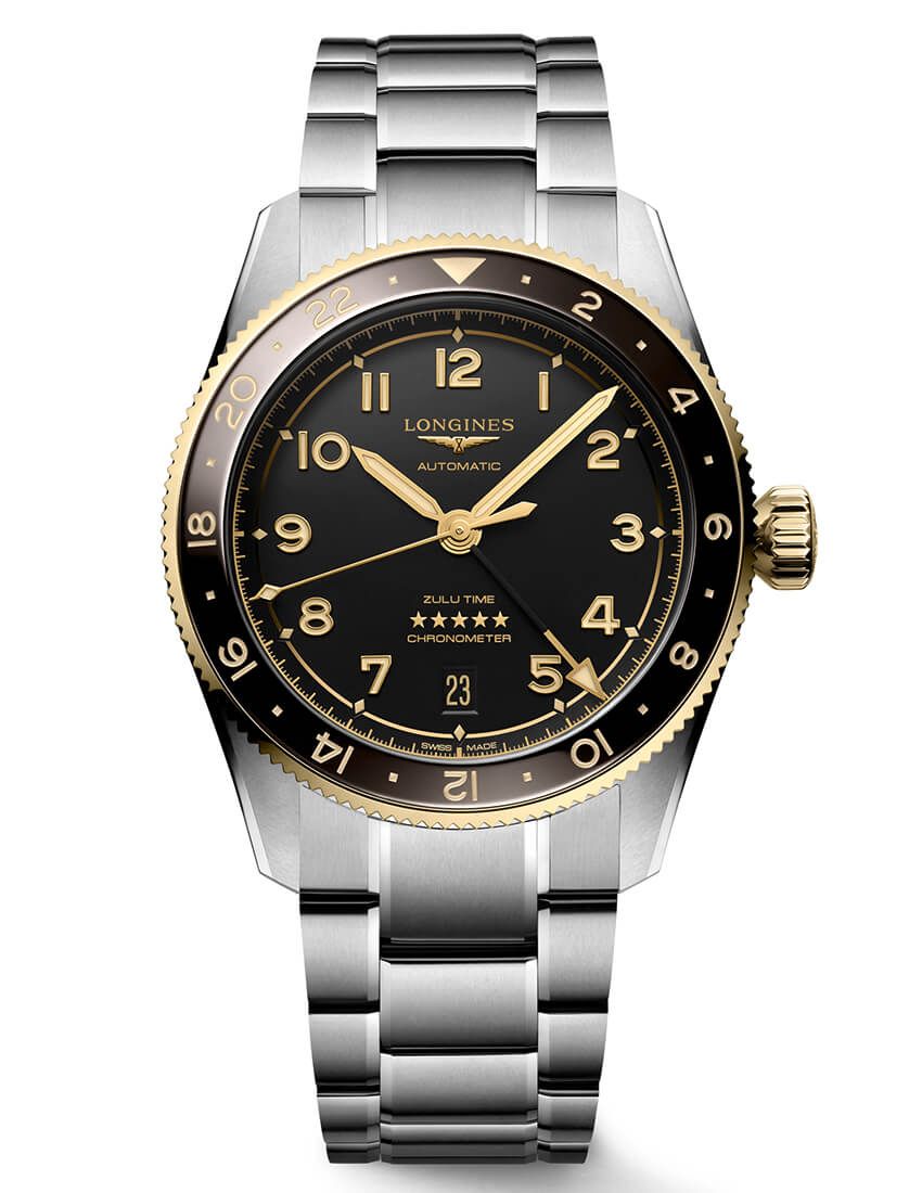 「ロンジン」の人気GMTに39mm径が登場！ 渋いカラーリングにも注目 - 8枚目の画像