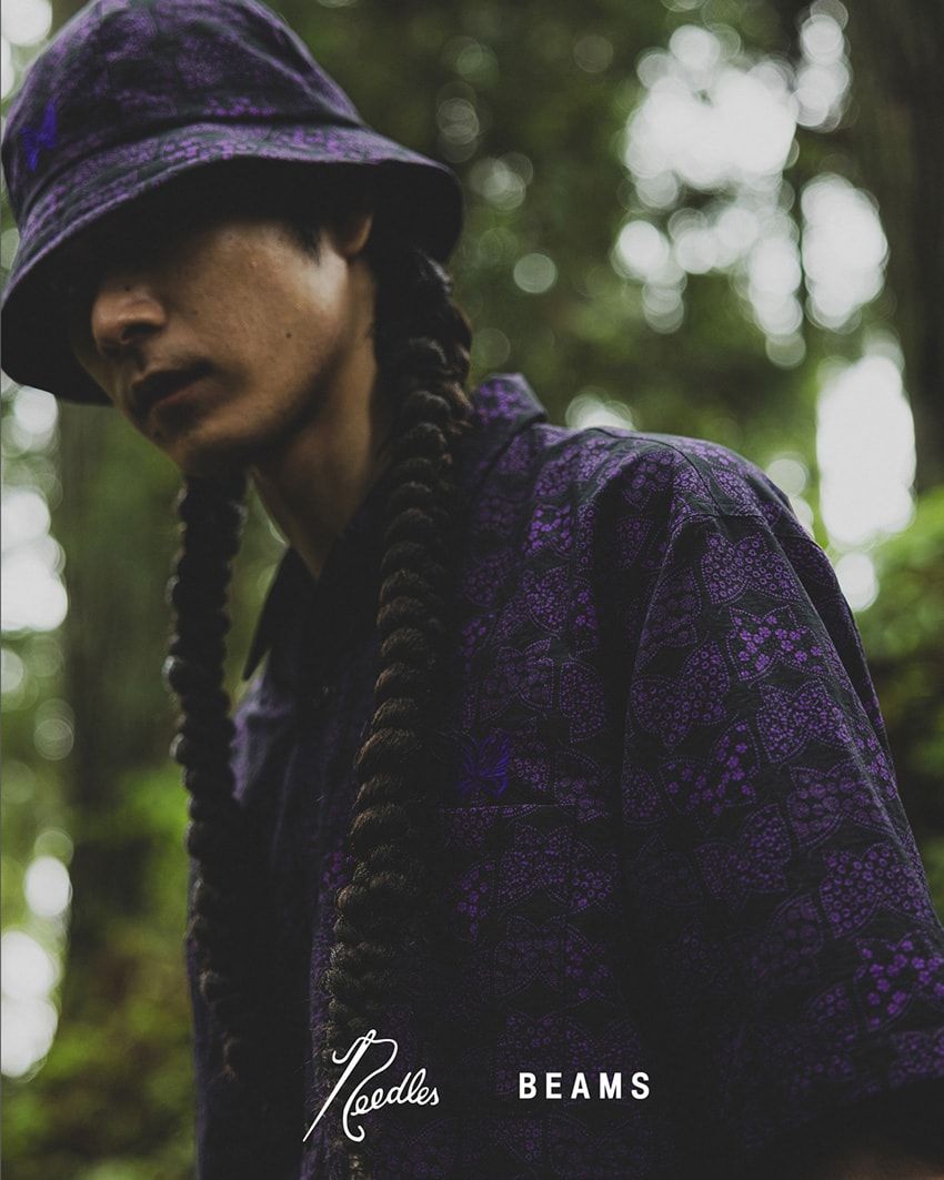人気コラボ「ニードルズ×ビームス」第2弾は、夏を快適に楽しむ総柄シャツのセットアップ！ - 2枚目の画像
