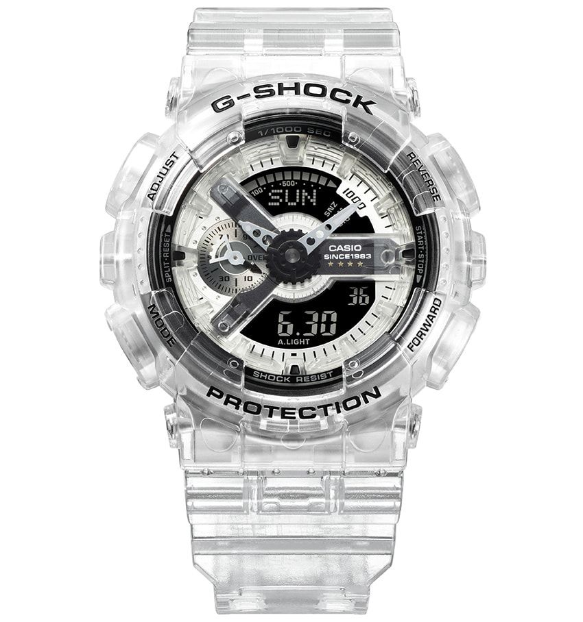 「Gショック」人気7モデルがスケルトンに！ 文字盤まで透けるのはブランド史上初 - 7枚目の画像
