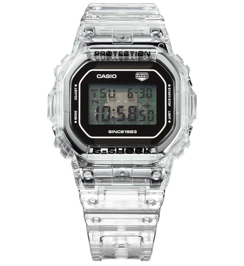 「Gショック」人気7モデルがスケルトンに！ 文字盤まで透けるのはブランド史上初 - 5枚目の画像