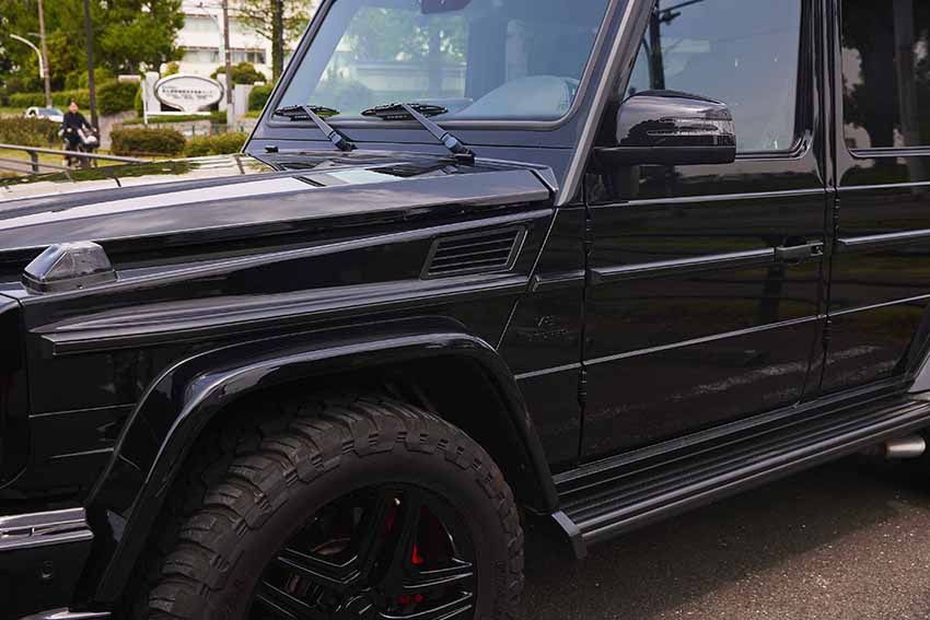 全パーツをブラックにカスタム！愛車メルセデス“Gクラス”に滲むスタイリストの矜持 - 30枚目の画像