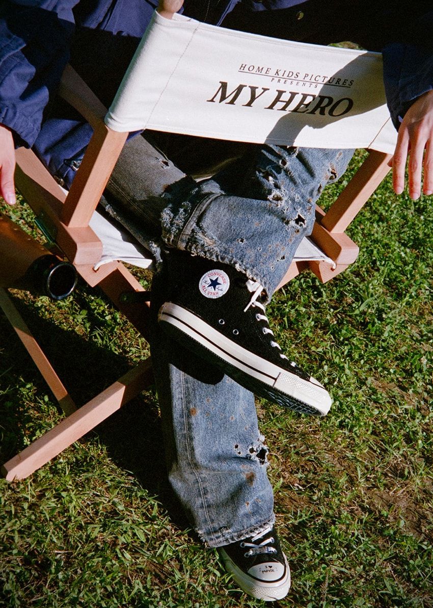 コンバース共作の「ダイリク」初スニーカーは、デニムと相性抜群のヴィンテージ感ある一足 - 1枚目の画像