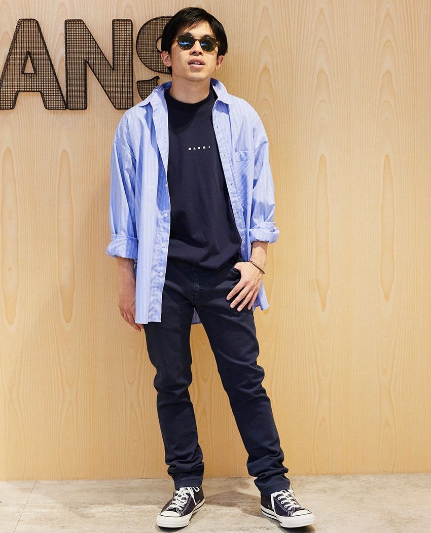 爽やかにキマる「大人のブルーコーデ」。185cm,175cm,162cmの身長別にスタイリストが提案！ - 19枚目の画像