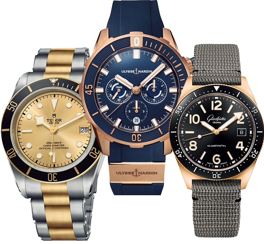 シンプルコーデに一点投入。 夏の軽装は“金ダイバーズウォッチ”で重し