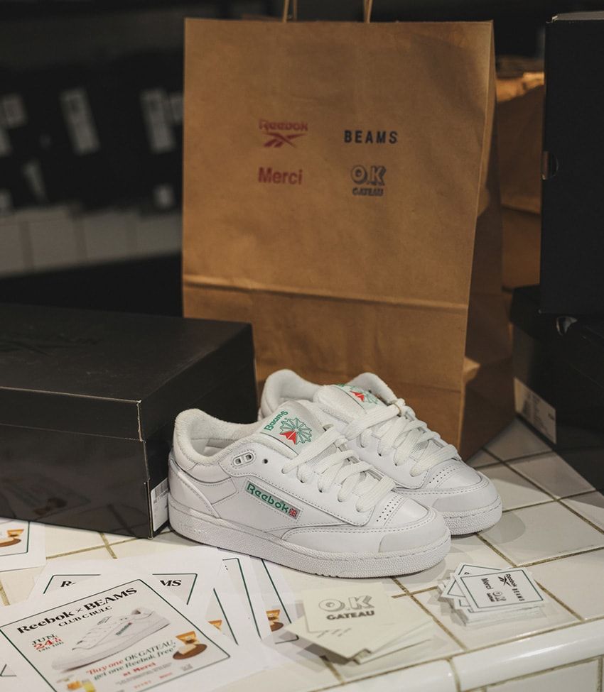 スケーターに似合う「CLUB C BULC」！リーボック傑作スニーカーをビームスが別注 - 3枚目の画像