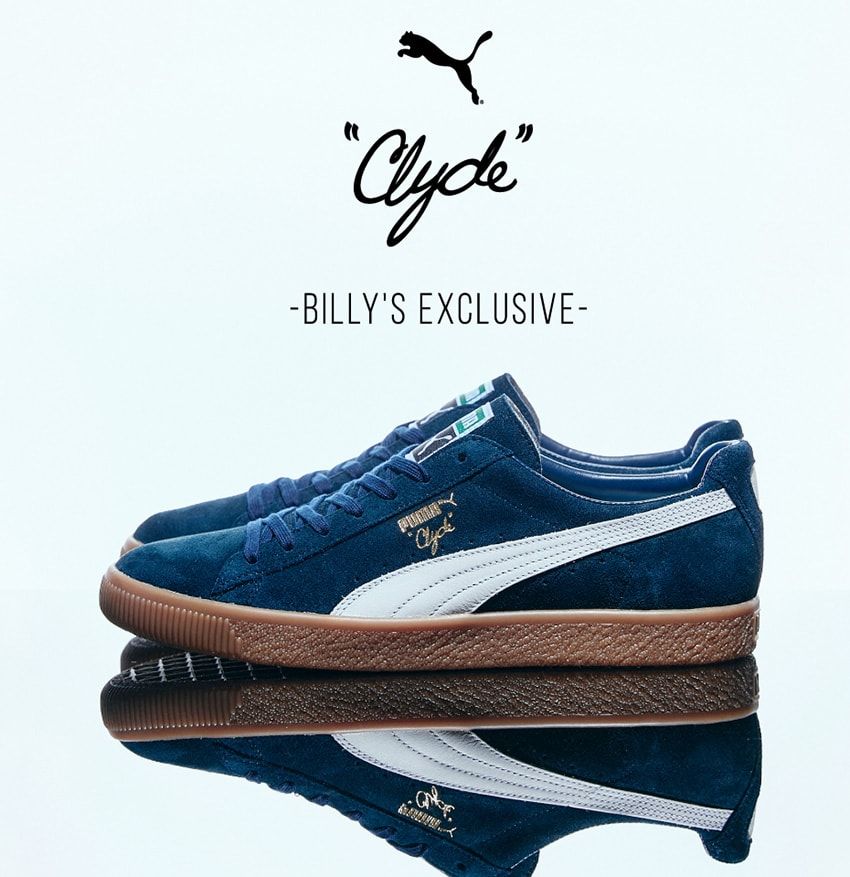 7年ぶりの名品復刻！ “ネイビー×ガム”のBILLY’S別注プーマ「クライド」がまた買えるチャンス！ - 11枚目の画像