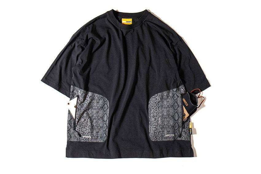 今夏の「アトモス×グリップスワニー」は、大胆なパイソン柄のTシャツ、ショーツ、ハットの3型 - 12枚目の画像