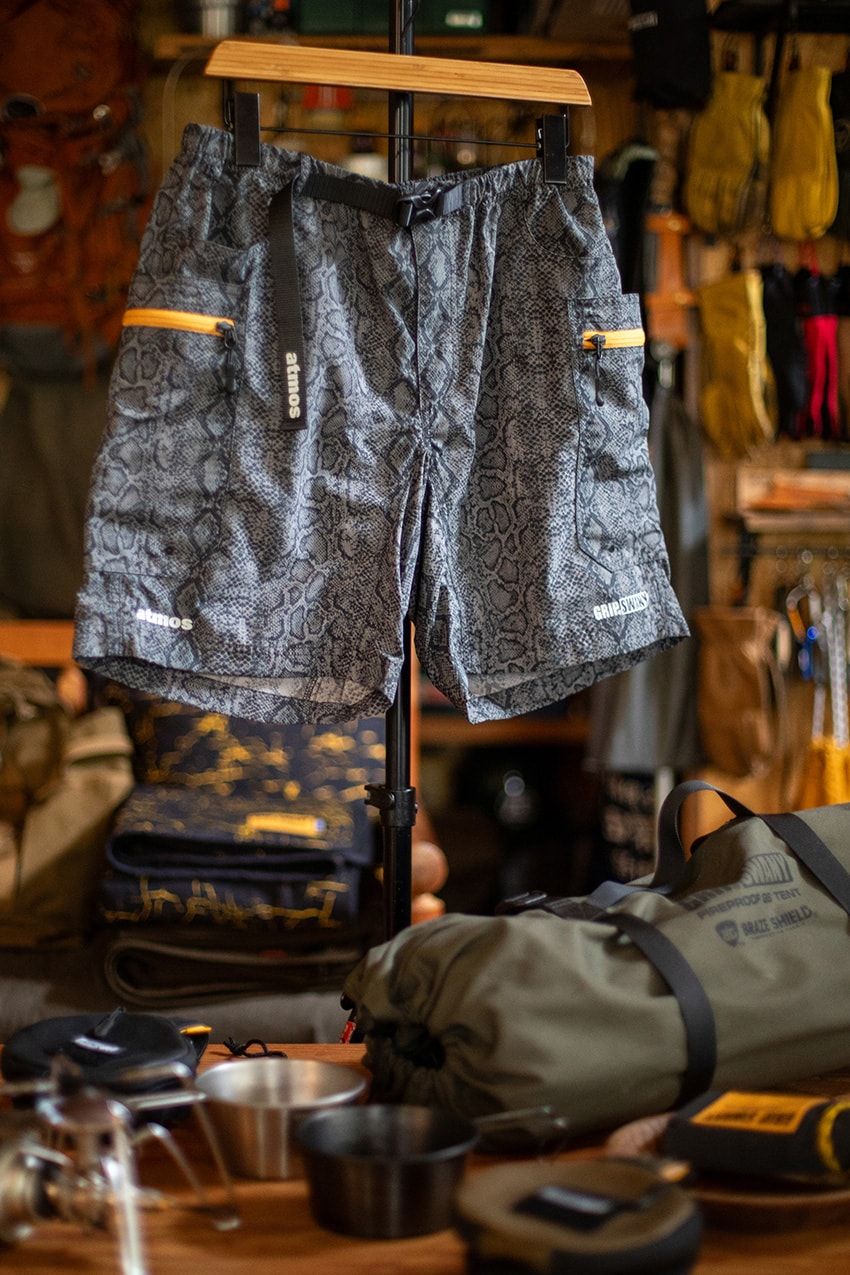 今夏の「アトモス×グリップスワニー」は、大胆なパイソン柄のTシャツ、ショーツ、ハットの3型 - 44枚目の画像