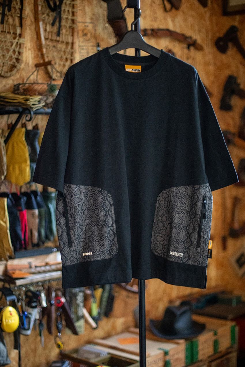 今夏の「アトモス×グリップスワニー」は、大胆なパイソン柄のTシャツ、ショーツ、ハットの3型 - 47枚目の画像