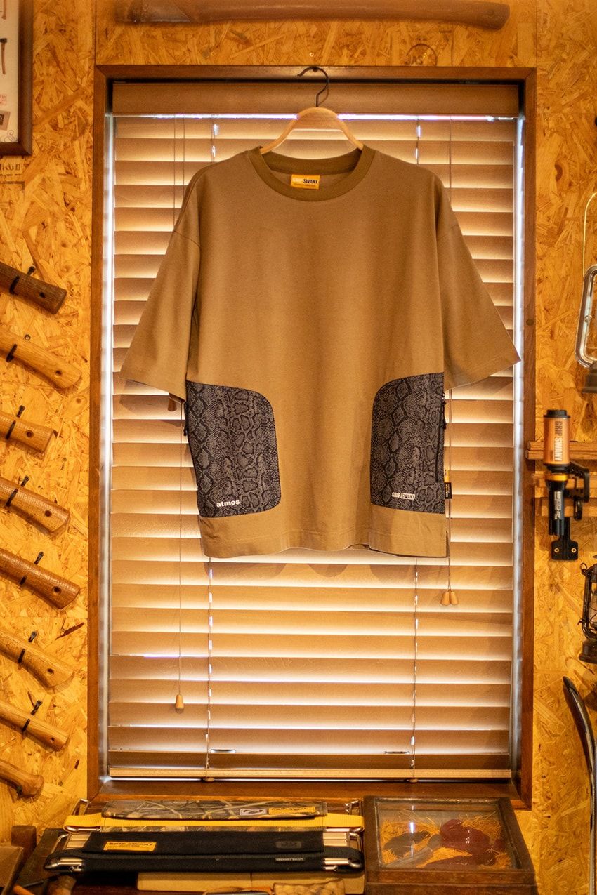 今夏の「アトモス×グリップスワニー」は、大胆なパイソン柄のTシャツ、ショーツ、ハットの3型 - 51枚目の画像