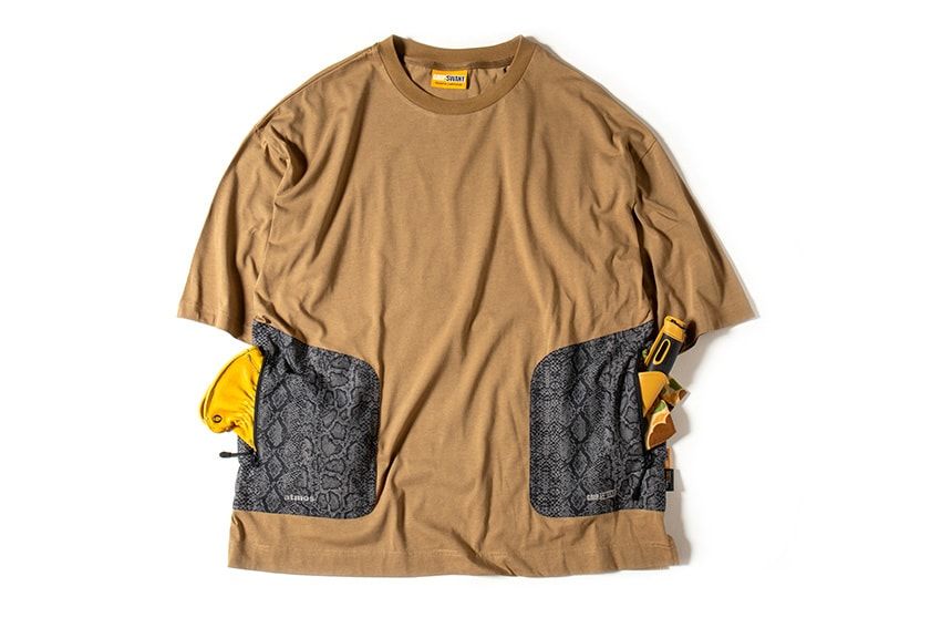 今夏の「アトモス×グリップスワニー」は、大胆なパイソン柄のTシャツ、ショーツ、ハットの3型 - 37枚目の画像