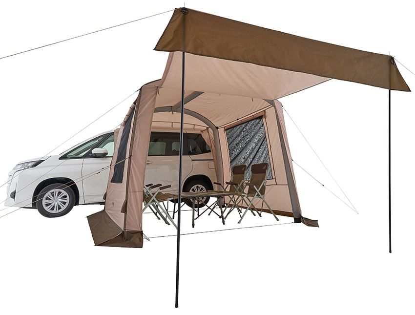 わずか1分10秒で設営できる「ロゴス」のカーサイドルームで車中泊をもっと気軽に！ - 14枚目の画像