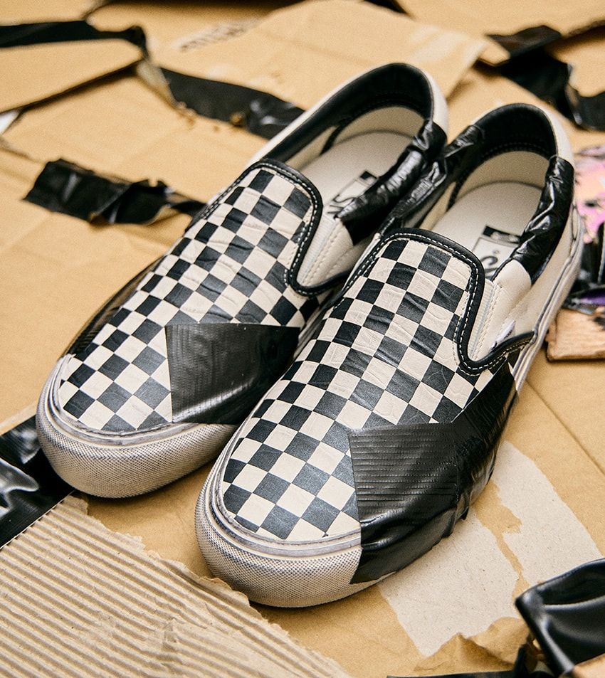 ヤバい「ヴァンズ」登場！ レザーで表現したオーリー跡の補修テープがコアなファンにドンズバ！ - 10枚目の画像