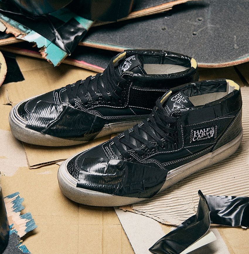 ヤバい「ヴァンズ」登場！ レザーで表現したオーリー跡の補修テープがコアなファンにドンズバ！ - 9枚目の画像