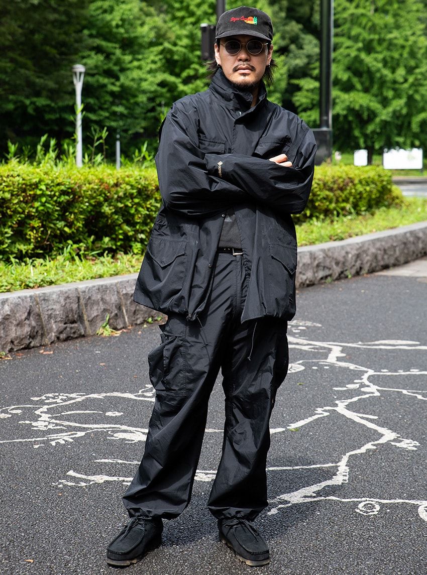 【これ着てフジロック】GORE-TEXで雨を制す、オール黒スタイル。音楽気分は古着ジャズTでアゲる！ - 3枚目の画像