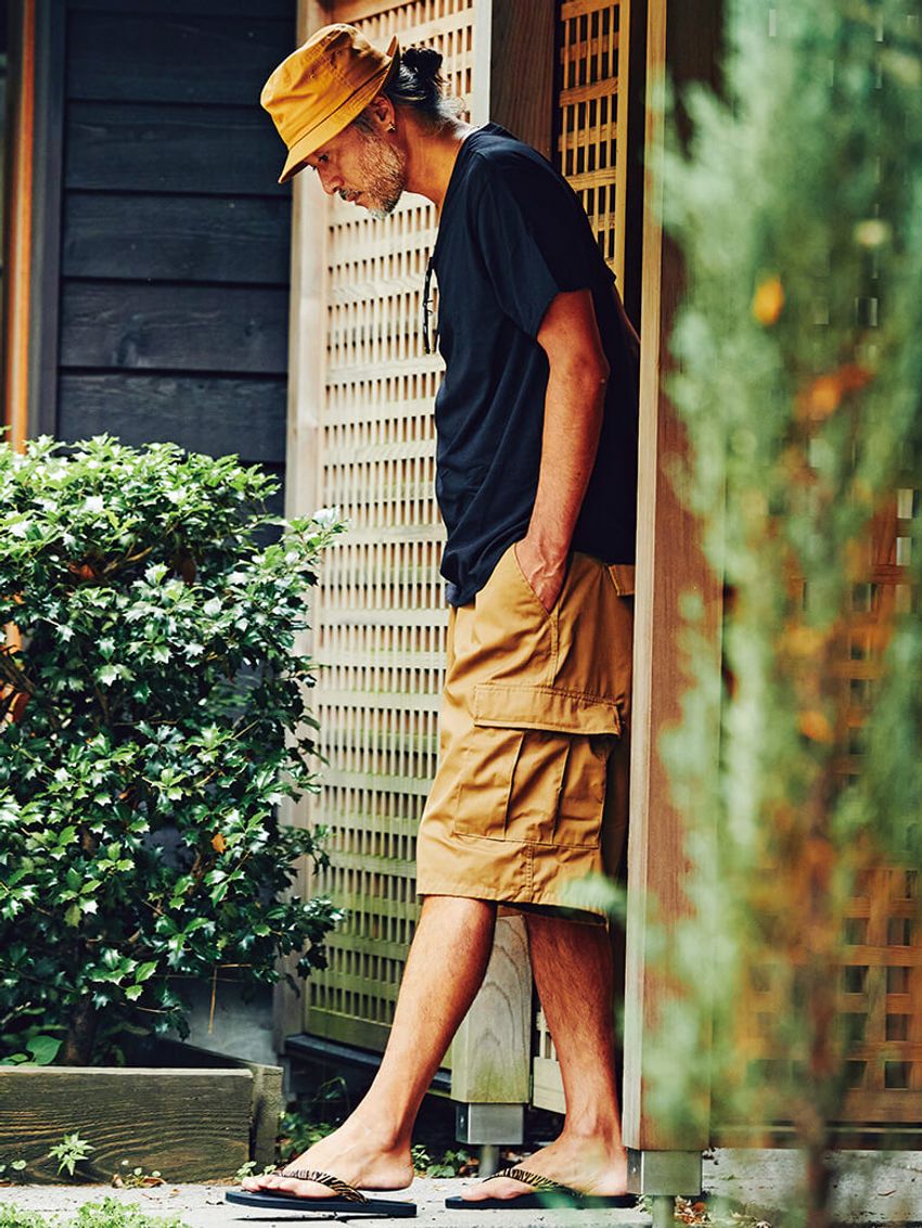 メリノウールのロンT、短パン、ビーサン。ドライで気持ちいい種市 暁の夏カジュアル7選 - 7枚目の画像