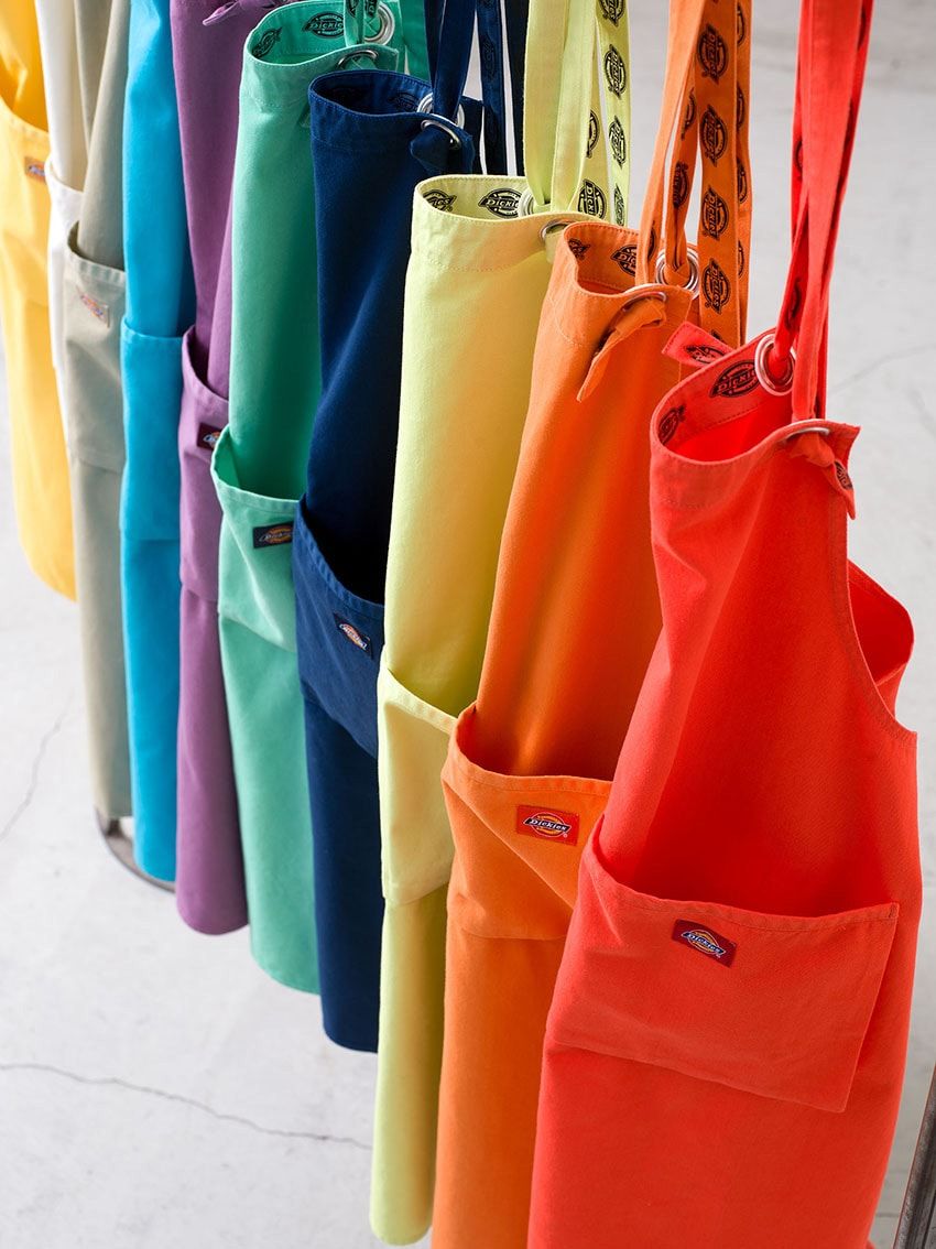 ロンハーマン別注のディッキーズエプロン第2弾は、昔採用されていたコットン生地で10色展開！ - 4枚目の画像