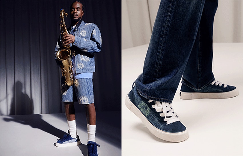 クリスチャンディオール デニム ロック&チャーム ミュール ヒール 難