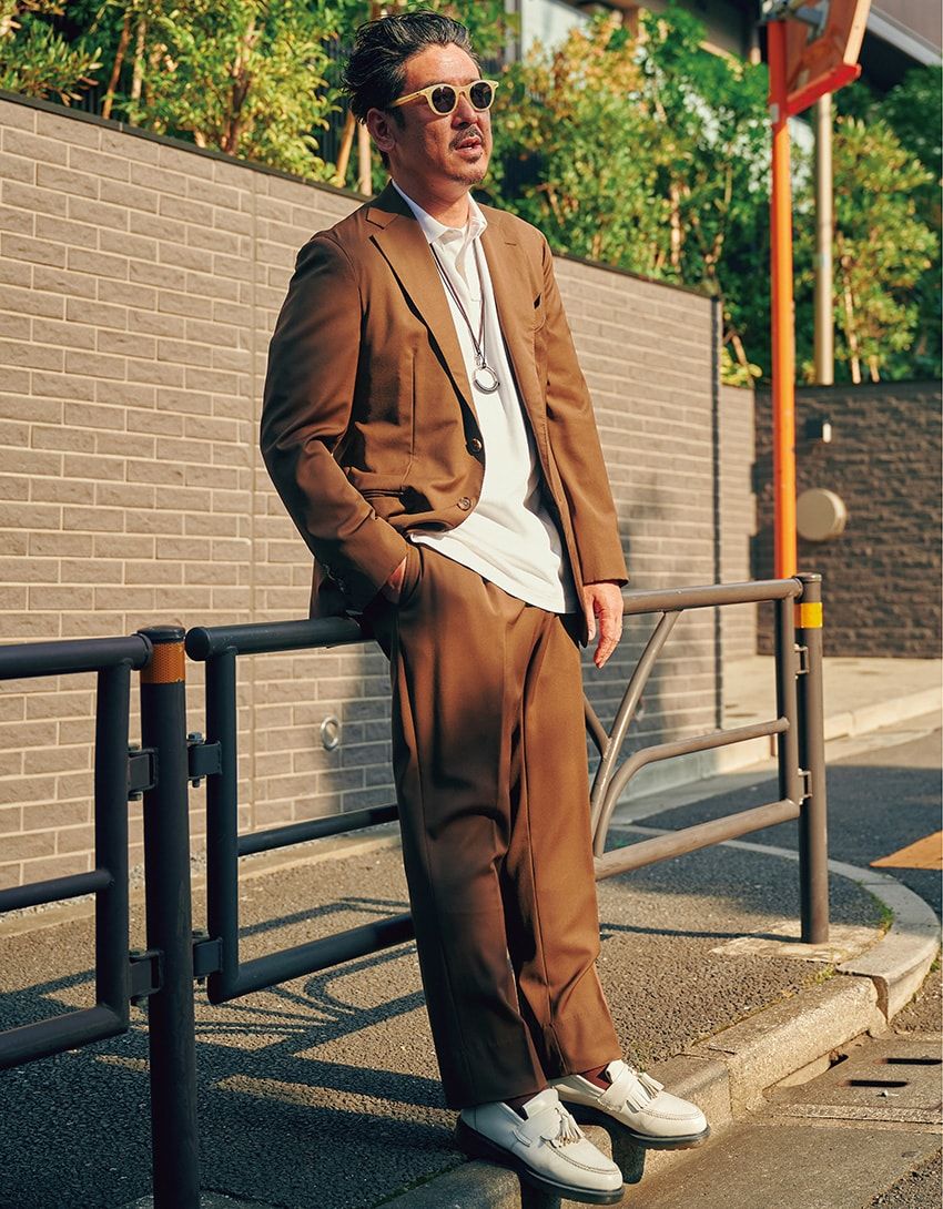 スタイリスト三田真一のスーツは「ルールを破る楽しさにハマった」“着流し”スタイル - 2枚目の画像