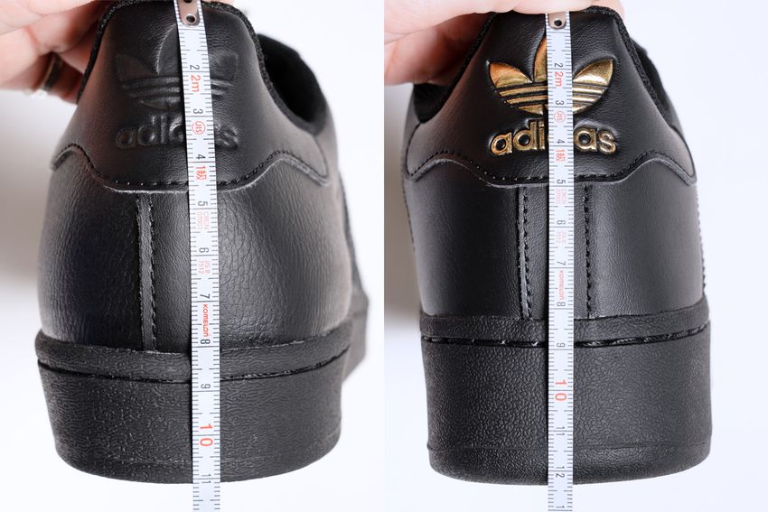 アディダス「スーパースター」がデカくなった！と聞いてXLGの全パーツをメジャーで測った結果 - 3枚目の画像