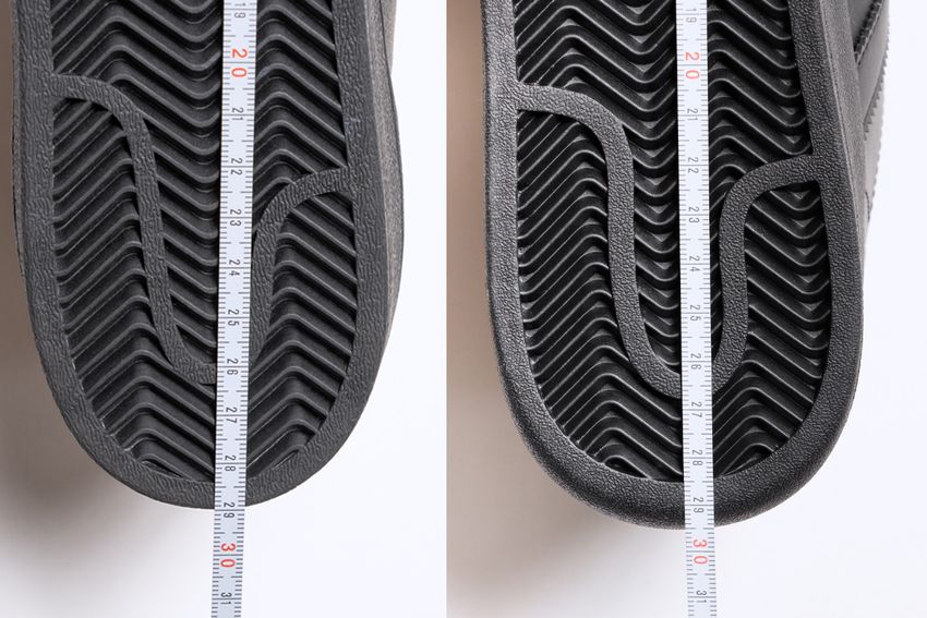 アディダス「スーパースター」がデカくなった！と聞いてXLGの全パーツをメジャーで測った結果 - 7枚目の画像