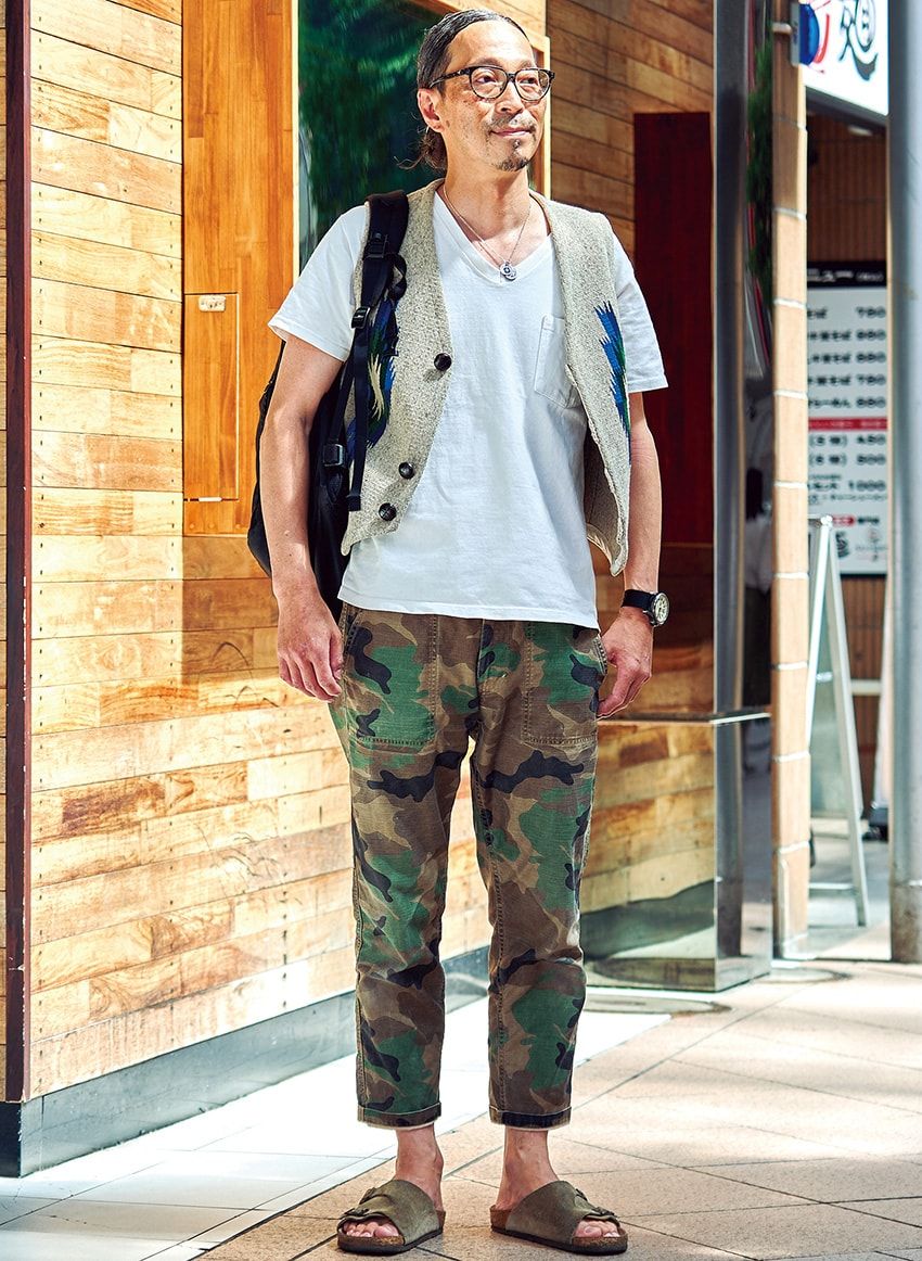 軽快＆スマートな“細め軍パン”スタイル6例。細め→太めの順に比較してみた！ - 1枚目の画像