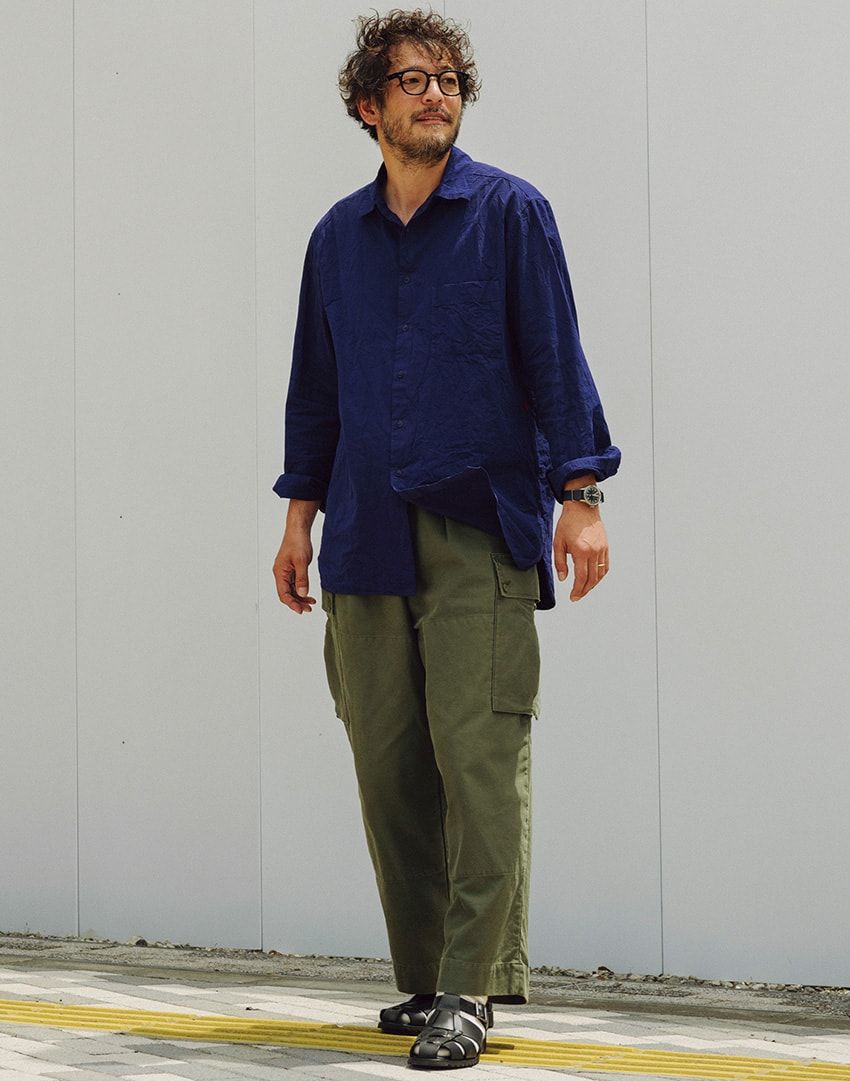 軽快＆スマートな“細め軍パン”スタイル6例。細め→太めの順に比較してみた！ - 2枚目の画像