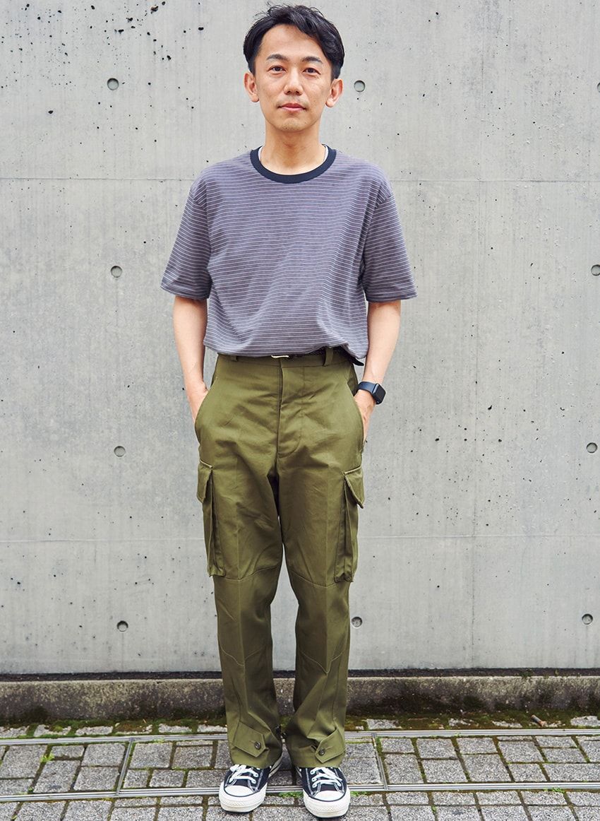 軽快＆スマートな“細め軍パン”スタイル6例。細め→太めの順に比較してみた！ - 7枚目の画像