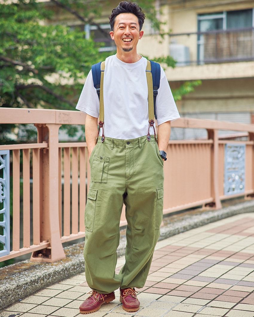 太めの“軍パン”の着こなしサンプル。街角スナップで見つけた、真似したい7名のスタイル - 7枚目の画像