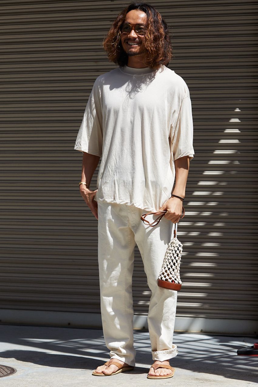 【20代〜40代】ビーサンの取り入れ方が巧みな10人のスタイル。夏コーデのお手本に！ - 9枚目の画像