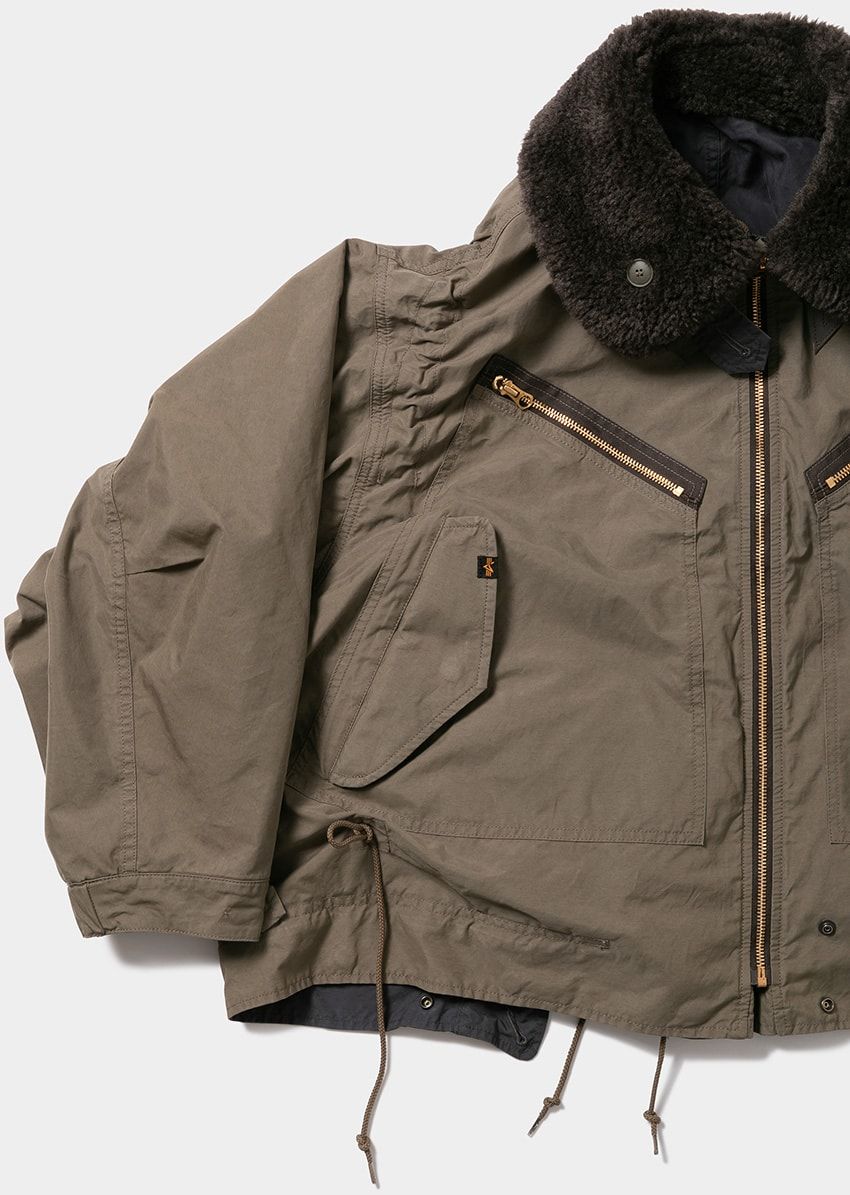 表裏＆逆さまでも着られるミリタリーアウター。名門アルファの傑作が「ビューティフルピープル」によって4変化 - 8枚目の画像