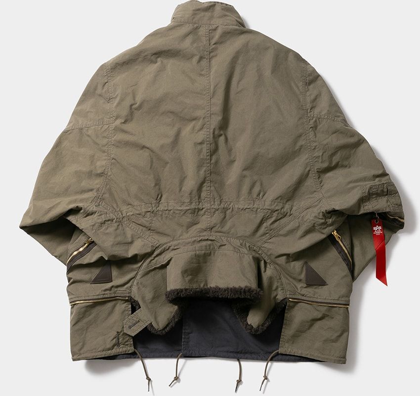 表裏＆逆さまでも着られるミリタリーアウター。名門アルファの傑作が「ビューティフルピープル」によって4変化 - 14枚目の画像